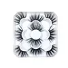 5pairs halbe falsche Wimpern dicke Locken natürliche 3D -Faux -Nerz -Wimpern Make -up Wispy Fluffy Eye Wimpern Erweiterung