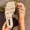 Rome Open Teen Pantofole Vrouwen Slingback Sandalen 2022 Nieuwe Schoenen Zomer Flats Casual Infradito Jurk Ondiepe vrouwelijke