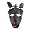 NXY SMボンデージセクシーヘッドギア犬のフードマスクBDSMいちゃつくセックスのおもちゃ拘束奴隷フェチヘッドエロティック製品ロールプレイアダルトゲーム220423