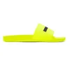 2022 men women designer slippers summer pool slides Black Green White Cool Grey Beige Blue soft Pink Yellow mens Rubber sandals Paris shoes slide