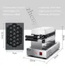 Commerciale 3 pezzi Waffle Maker a forma di nido d'ape DIY Lollypop Waffle Making Machine Waffle Cake Baker