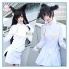 Sukienki z kolekcją Azur Lane Takao i Atago mundure kobiety spódnica Lady White Battleframe Cosplay Come Adult Strój odzieży L220714