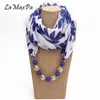 Lamaxpa mode dames hanger sjaal ring vrouwelijke favoriete nobele sieraden mujer bufanda femme schal