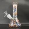 8 inç Turuncu Sigara Monkey Gorilla Cam Beher Bong Nargile Su Borusu Dab Rig Percolator Cam