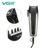 VGR Hair Clipper Professional Electric Machine Cut Adult Magic S Wired Power Trimmers Kit Men 220712