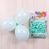 200pcs 5inchマカロン風船純粋な色ラテックス風船誕生日パーティー装飾ウェディングバロンベビーシャワーガールヘリウムグローブスNew4542335