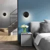 مصباح الجدار 360 درجة بجانب السرير غرفة المعيشة جانبا الدرج إضاءة لاعبا اساسيا قابلة للتعديل التناوب