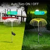 Zonnetuinverlichting Outdoor Jellyfish Lights 7 Kleuren Veranderende waterdichte tuinverlichting voor Pathway Kerstmis