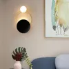 Lámpara de pared Nordic Aplicar Espejo LED El diseño de las pegatinas para tosente iluminación de baño de cabecera decoración del hogar