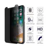 Sekretess Tempererad glas Anti-spion Peeping Screen Protector för iPhone 15 14 13 12 Mini 11 Pro Max X XR XS Max 8 7 6 6S Plus med detaljhandelspaket