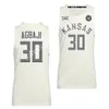 30 Ochai Agbaji Basketball Jersey Kansas Jayhawks zszyte koszulki College 2022 NCAA Basketball Ends
