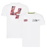 F1 Team Uniform Round Neck Driver T-Shirt Heren Racing Suite Zomer korte mouwen snel drogende top kan worden aangepast