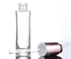 Новые популярные 30 мл прозрачных стеклянных бутылок пресса косметического макияжа Эфирное масло