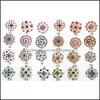 Pins broches sieraden 24 stcs duidelijke kristal strass rhinestones vrouwen bruids goudbroche pinnen voor doe -het -zelf bruiloftsboeketkits drop levering 2021 ornkq