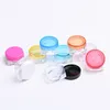 Navulbare make -uppotten Plastic Travel Lege fles 3G 5G Doos Transparante fles cosmetische crème 3 ml POTS Clear Lip Balm monster container