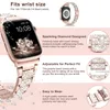 Bracelet femme en acier inoxydable diamant pour Apple Watch Ultra 49mm série 8 7 45mm 41mm Bracelet femme iWatch Band 6 5 4 3 SE 44/40mm 42mm 38mm