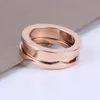 Europe America Style Ring Men Lady Women Stainless Steel 18k Gold Plated Engraved Letter One-band Lovers Narrow Rings Size US5-US11