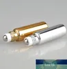 5ML Metal Roller Refillable Olepy eteryczne Roll-on Glass Perfumy Butelki Kosmetyki Pojemnik Travel Balsam Spray Atomizer