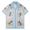 2022 Herenstylist Polo shirt mode zomer mannen casual shirts shirts korte mouwen tops Hawaiian strand losse shirts 5555