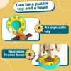 Dog Puzzle Toys Slow Feeder Bowl Interactive Dog Toy Puppy IQ Stimulation Treat Training Food Dispensing Cat Toyss Fun Feeding WH0636