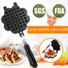 Moldes de cozimento Waffle Maker for Love WAF-FLE FLOD HOMAREIRO DOMENCIA DO BOIO NOTICE BOKEWAREDWare