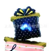 Подарочный торт, воздушный шар из алюминиевой фольги, с днем рождения, плавающая игрушка, воздушный шар, композиция на день рождения, подарок, украшение торта, воздушный шар7457343
