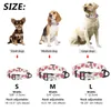 Niedlicher Aufdruck, personalisiertes Nylonhalsband mit gravierter Namens-ID, verstellbar für kleine, mittelgroße und große Hunde, Chihuahua 220622