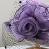 Headpieces elegante bloem fascinators hoeden voor vrouwen