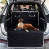 Coussin imperméable de coffre de voiture de chien pour les petits moyens grands chiens housses de siège de voiture vue maille lit pour animaux de compagnie chat chien housse de siège 210401