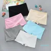 Mode-culottes jeunes filles coton enfants sous-vêtements doux enfants adolescents slips confortables caleçons couleur unie Sport