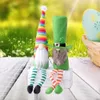 Świąteczny Dzień Świętego Patryka Gnome Rainbow Tomte ręcznie robione Irish Leprechaun Nisse Gift Shamrock Elf Elf Darfhold Ornaments