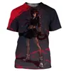 メンズ Tシャツアニメキルラプリント 3D Tシャツ男性女性 2022 夏のファッションカジュアル原宿シャツユニセックスストリート Tシャツトップスメンズ Bles22