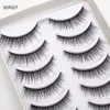 Fluffy Eyelashes Box of 10 Pairs 3D False Eyelashes Natural Curling Multi-Layer Factory Supply