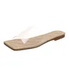 スリッパセクシーな透明なカバーフラットメスビーチサンダル人気女性靴防水性軽量快適ザンダリアスデベラノミュージャー220530