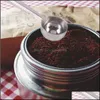 Coffee Scoops Coffeeware Cozinha Barra de jantar Home Garden Usef Tea Tool de a￧o inoxid￡vel Copo mo￭do Medindo colher com veda￧￣o de bolsa C