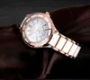 Elegant Relogio Feminino Women Watch Stainless Steel Round Dial Quartz Sport Watches Fashion White Face Luxury Style Clock