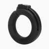 1PC Cock Ring Anelli del pene in silicone Eiaculazione ritardata Dispositivo di castità maschile regolabile WhiteBlack Giocattoli del sesso per uomini Prodotti per adulti 220712