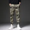 Calça masculina verão fino camuflagem exército masculino de algodão calça casual calças de marca de marca de brand brand jogging sortpals masculino m-4xlmen's