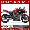 OEM-Karosserie für KAWASAKI NINJA 650R ER 6F ER-6F Fabrikfarbe ER6 F 2012 2013 2014 2015 2016 Karosserie 136No.76 650-R 650 R 2012-2016 ER6F 12 13 14 15 16 Spritzgussverkleidung