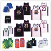Men Movie #1 BUGS #23 JAMES SPACE JAM NEW LEGACY Basketball Jerseys Stitched Outdoor Sportswear Hip-hop Culture 2022 Summer Black White Size S-XXL