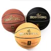 Bola de basquete de couro bovino tamanho 7, bolas de basquete resistentes ao desgaste de boa qualidade para treinamento, à prova de derrapagem, resistente, masculina, interna, Outd294H