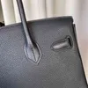 Sac à main Emmas Sacs de créateurs pour femmes Couture à la main Fil de cire Birkin25 Noir Or Togo Cuir Platinum Sac de haute qualité Luxu316y