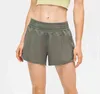 Elastische taille Mesh Hotty Hot Shorts voor dames Yogabroek Hardlopen Fitness Casual Los ademend Verborgen ritsvak Sport Korte gymkleding