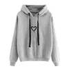 Gym Kleidung Frauen Hoodies Casual Harajuku Liebe Gedruckt Hoodie Herbst Winter Weibliche Lange Hülse Sudadera Mujer MoletomGym