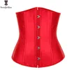 Waist and Abdominal Shapewear Satin Mini Cincher Bustiers Top Workout Shape Body Shaper Plus Size Underbust Sexy Women Corset S 6xl 28335 0719