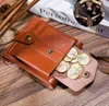 Wholesales مخصصة C-1 Male Money Clips New Retro Short Creative Wallet Men's Outdoor Sport Working حقيقية حقيبة حزام حزام عملة جلدية جلدية حقيقية