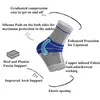Supporto per caviglia in silicone elastico Protezione per compressione fitness Pallacanestro Calcio Tennis Supporto in gel di silice Tutore 220601