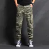 Militaire mannen voor mannenpassen Jogs Denim Casual Camouflage Army Cargo Trekking Pockets 2022 Werk voor Menmen's