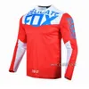 B9B3 섬세한 여우 자전거 MTB 180 PRIZM LONG SLEEVE MOUNTAL 자전거 T 셔츠 오토바이 모터 크로스 오토바이 ATV 자전거 자전거 라이딩 저지