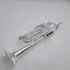 Strumenti musicali di tromba professionale placcata in argento